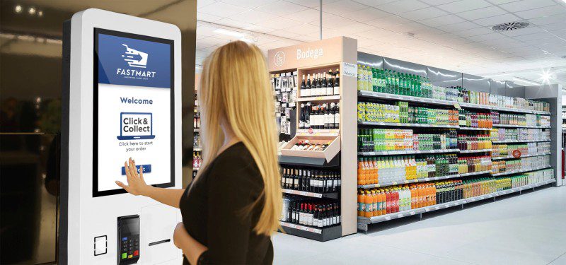 MultiTouch Selbstbedienungs- Terminal 27 Zoll