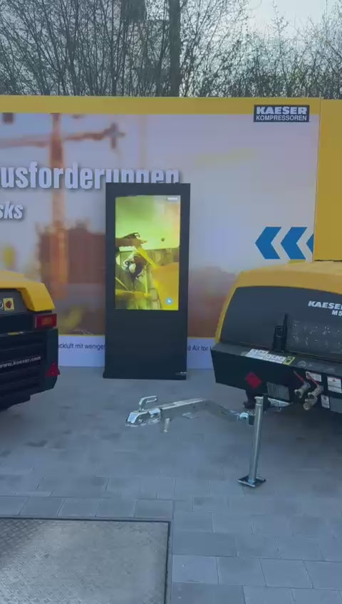 Digitale Info-Stele 55" für Outdoor zu vermieten