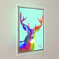 Seilsystem LED Acryl- Posterhalter Hochformat mit frontaler Befestigung DIN A1