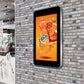 Digitaler Werbebildschirm 22" - 86" 2500 cd/m², für Außenbereich (IP65)- Wandmontage