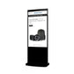 Freistehende digitale Info- Stele mit Multi-Touchscreen und Android Media Player, in Weiß oder Schwarz